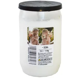 Admit Olejová svíce, 110 g, OL-1,bílá