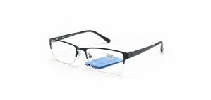 Dioptrické brýle na dálku SURGLASS DE LUXE TR-230, černé kovové unisex, dioptrie -1.00