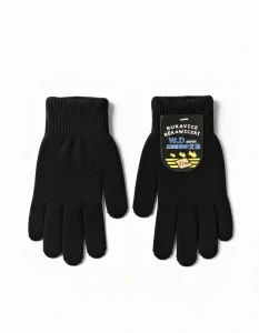 Černé rukavice W.D Super Wenda STM2010, unisex, velikost 21 cm