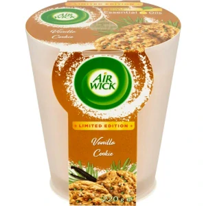 Air Wick Vanilla Cookie, vonná svíčka ve skle 220 g