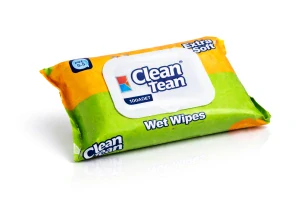 Clean Team Wet Wipes – Jemné vlhčené ubrousky, 100 ks