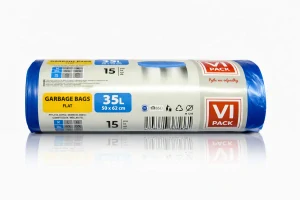 VI PACK Pytle na odpad 35l, 50x62cm, 15ks, modré