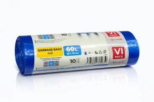 VI PACK Pytle na odpad 60l, 60x70cm, 10ks, modré