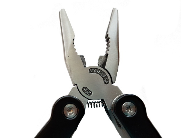 Multifunkční skládací multitool kleště QIM-HT3315, 15v1 s pouzdrem