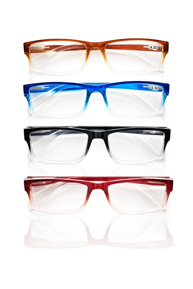 Dioptrické brýle na čtení QiiM Flexi TK-1207, plastové unisex, +4,5 dioptrie