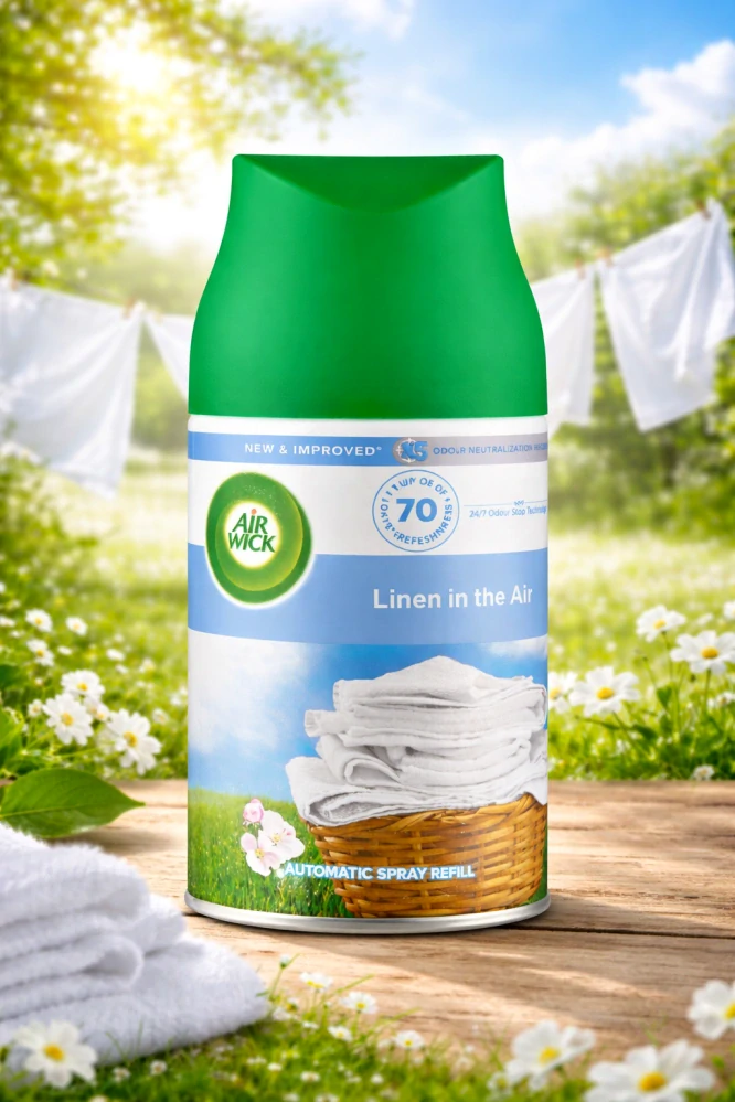 Air Wick FreshMatic – náplň do osvěžovače vzduchu Prádlo ve vánku 250 ml