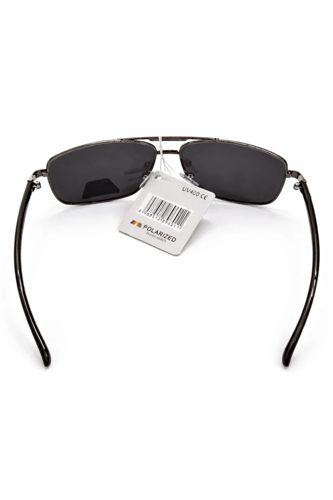 SURPASSGLASS 1536P Sluneční brýle, polarizační, kovové, šedá skla, unisex