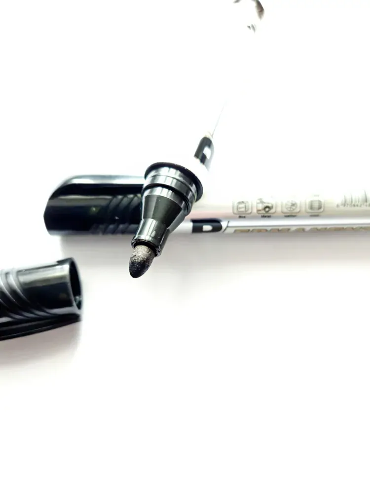 Fixy Colwave CL-101 Marker Permanent, sada 4ks, černé, kulatý hrot