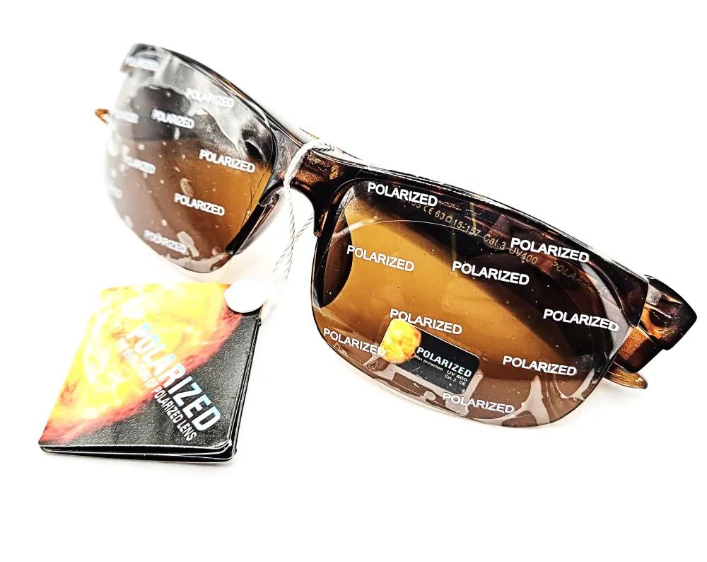 Polarizační brýle Nakida P02.135, plastové rámečky - hnědá skla