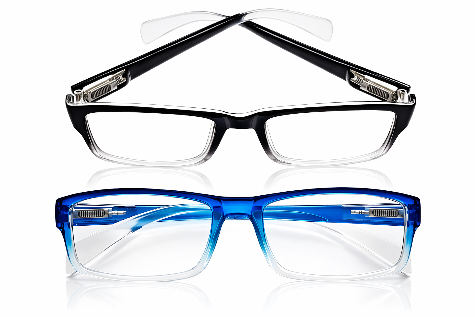 Dioptrické brýle na čtení QiiM Flexi TK-1207, plastové unisex, +4,5 dioptrie