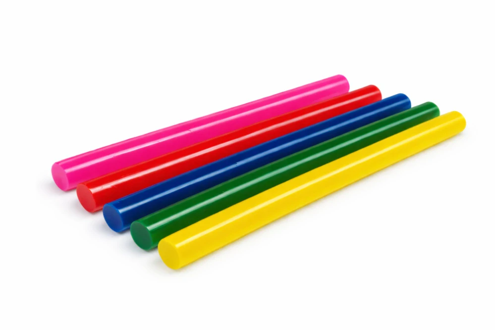 QiiM barevné tavné tyčinky do tavné pistole 7 mm 180 mm, mix barev 5 ks