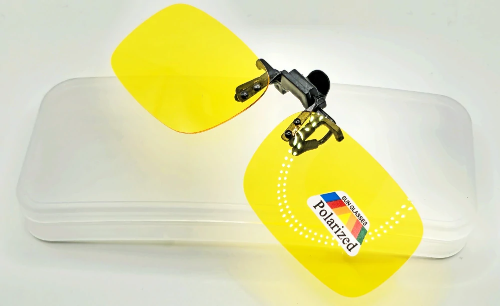 Polarizační klips Nakida T-143 YP - žlutý, 60x41mm - Zlepšuje kontrast