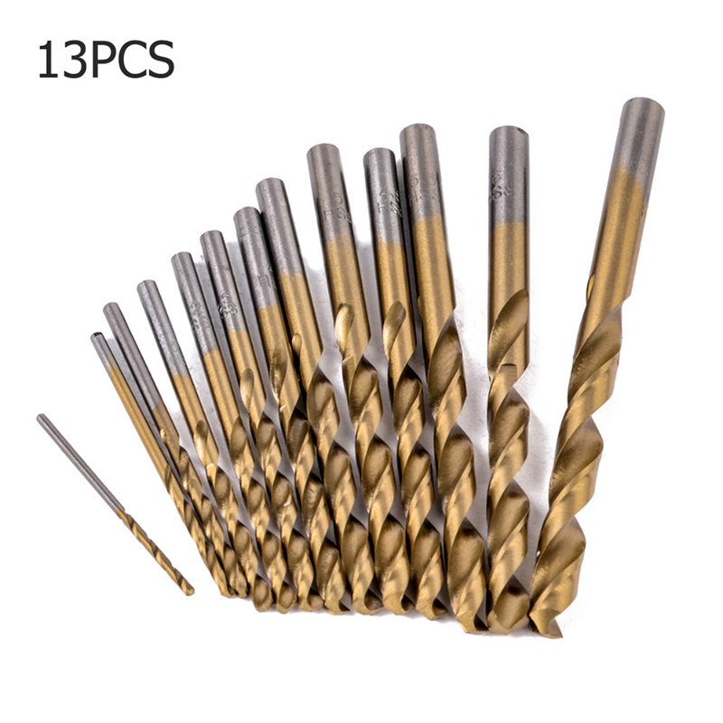 Sada vrtáků do kovu HSS QiiM TP-101, 13 ks, 1,5–6,5 mm