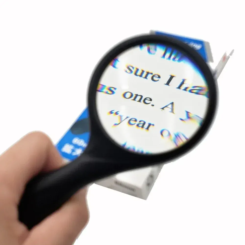 Lupa Nakida HT-6432 - 5x zvětšení, skleněná čočka 60mm, ergonomická rukojeť