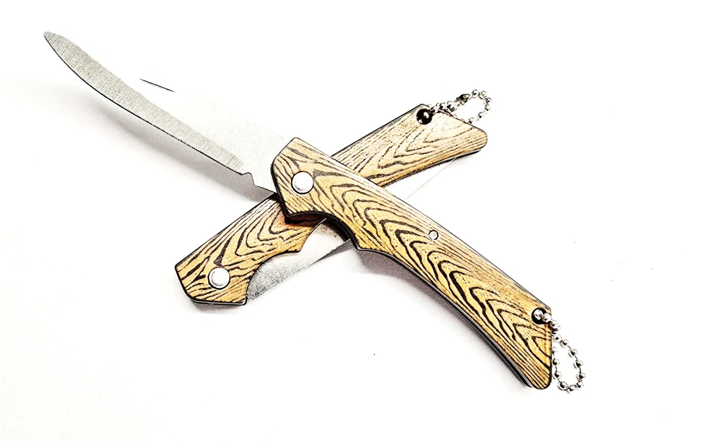 Zavírací nůž Ideka LG73015 nerezová ocel, hnědý, 16 cm