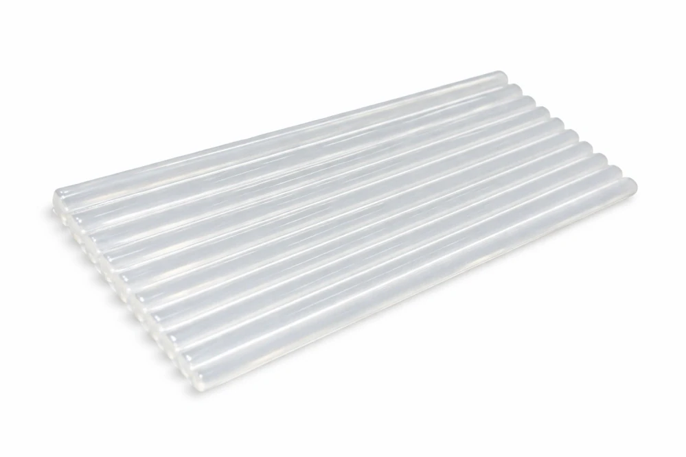 QiiM tavné lepící tyčinky do tavné pistole 7 mm 200 mm transparentní 10 ks