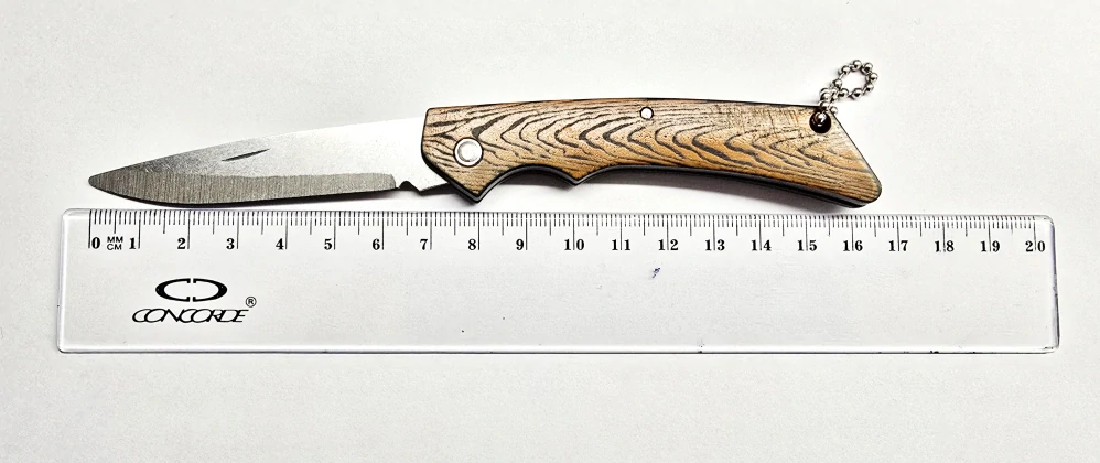 Zavírací nůž Ideka LG73015 nerezová ocel, hnědý, 16 cm