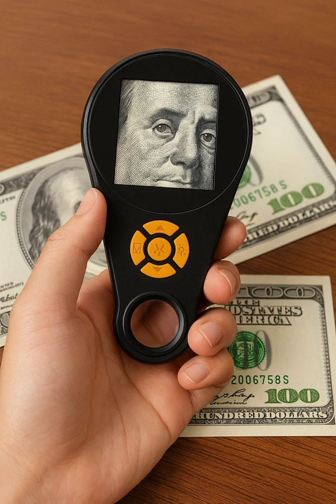 Nakida KY38 přenosná digitální mikrolupa 500× s kartou microSD 32GB