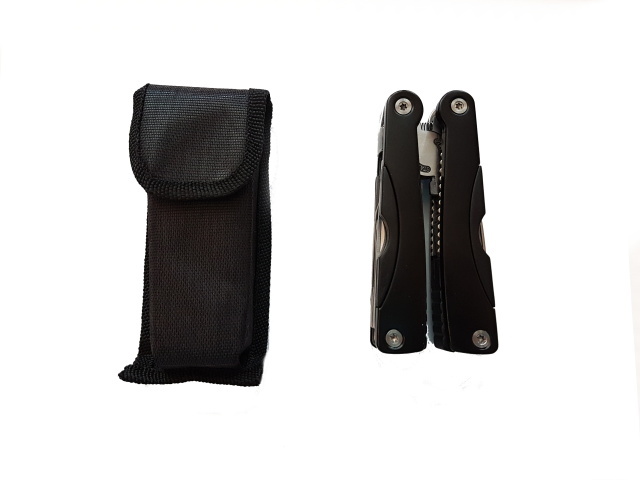 Multifunkční skládací multitool kleště QIM-HT3315, 15v1 s pouzdrem