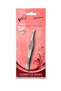 Weiwei Kosmetická pinzeta s šikmým hrotem – 8,5 cm